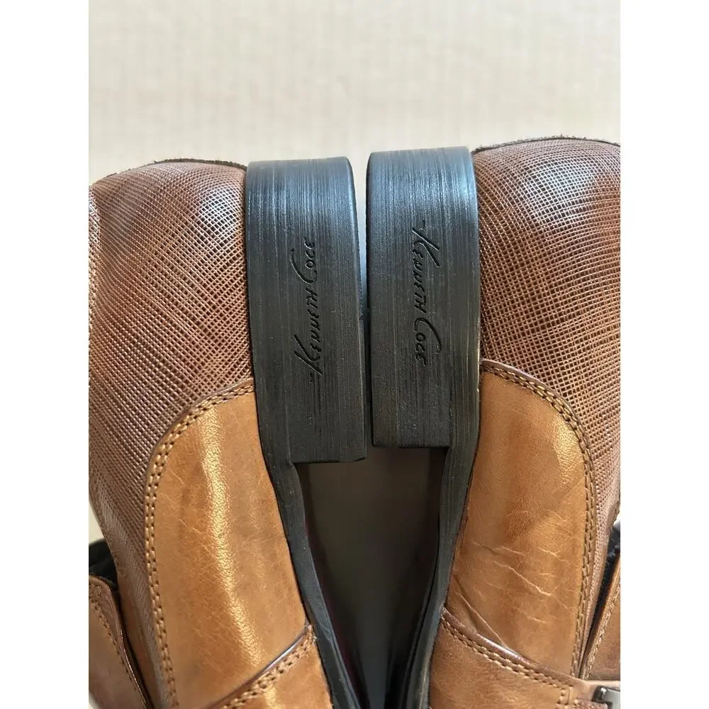 Kenneth Cole Men’s Size 9 Brown Loafers Leather Oxford‎ Shoes Dress
